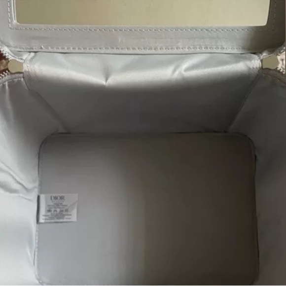 Dior Around the World Cosmetic Bag in Blue and Cream - Picture 3 of 7